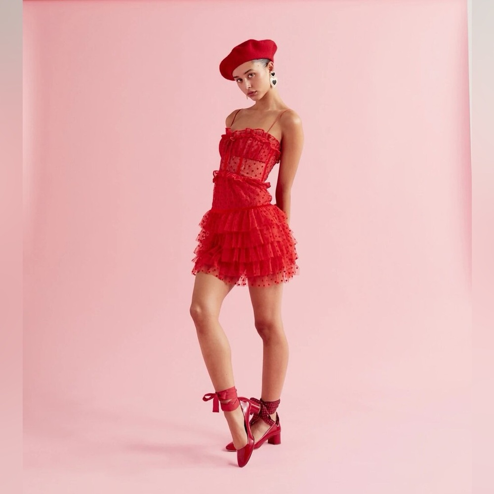 For Love and Lemons Jules Mini Dress